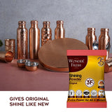 Shining Powder Cleans Polishes Copper Brass Silver Aluminum Iron Steel Removes 200 GM