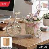 Decorative Bicycle Flower Pot with Basket (1 Pc)