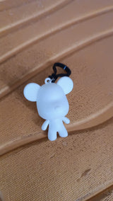Cute Cartoon Bear Keychain (1 Pc)