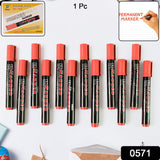 Marker Red Ink, Bold Tip, Quick-Dry Alcohol-BQased Marker (1 Pc)