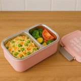 BPA-Free Snack Pack-2 Lunch Box – 2-Compartment