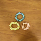 Premium Mix Color Telephone Wire Hair Band (1 Pc)