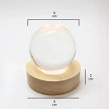 Religious gift crystal night lamp