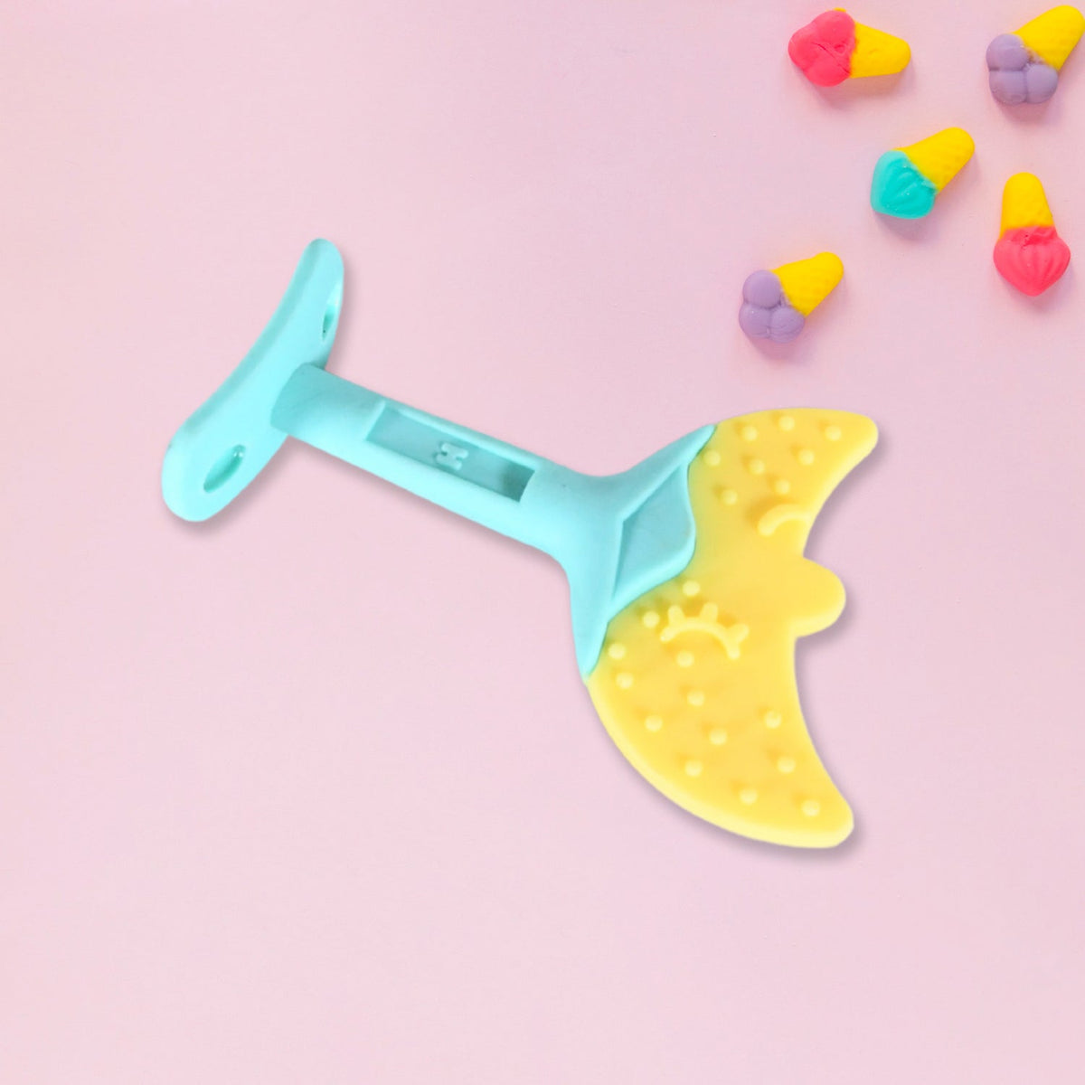 Baby Silicone Teether, Fruit Teether for Toddlers,100% Food Grade Silicone