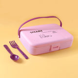 School tiffin box with section