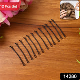 12-Piece Bobby Pins Set 