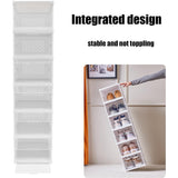 6-Layer Stackable Foldable Storage Organizer Cart Clothes, Kitchen, Closet & Bathroom
