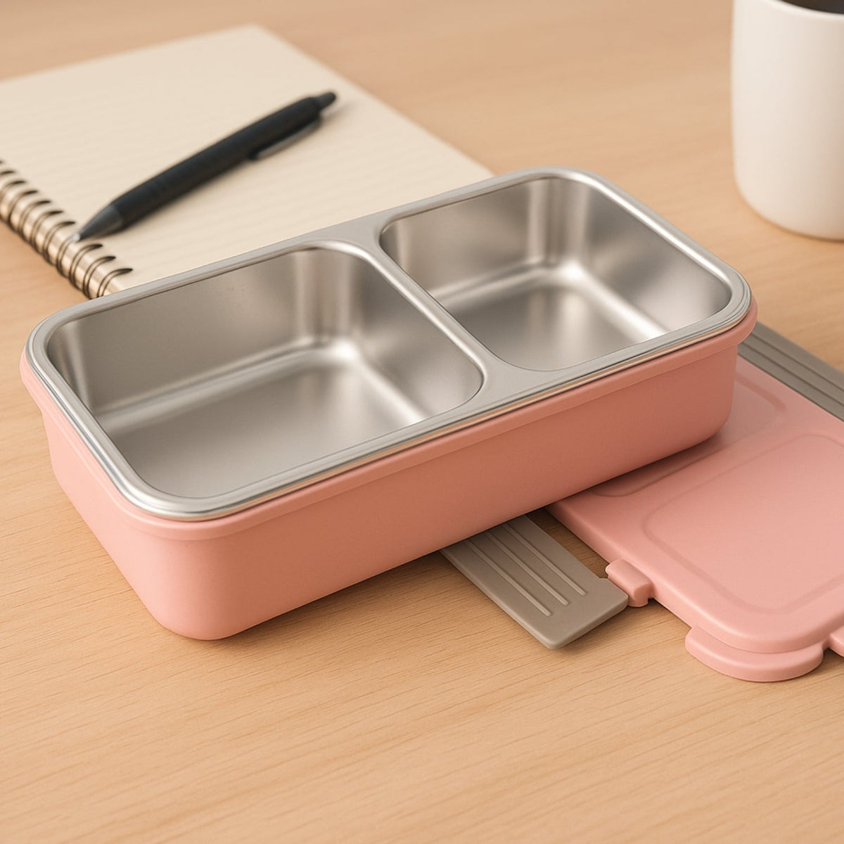 BPA-Free Snack Pack-2 Lunch Box – 2-Compartment