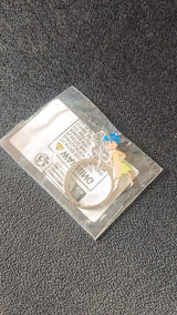 Cartoon Character Soft PVC Keychain with Haired Girl Design (1 Pc)
