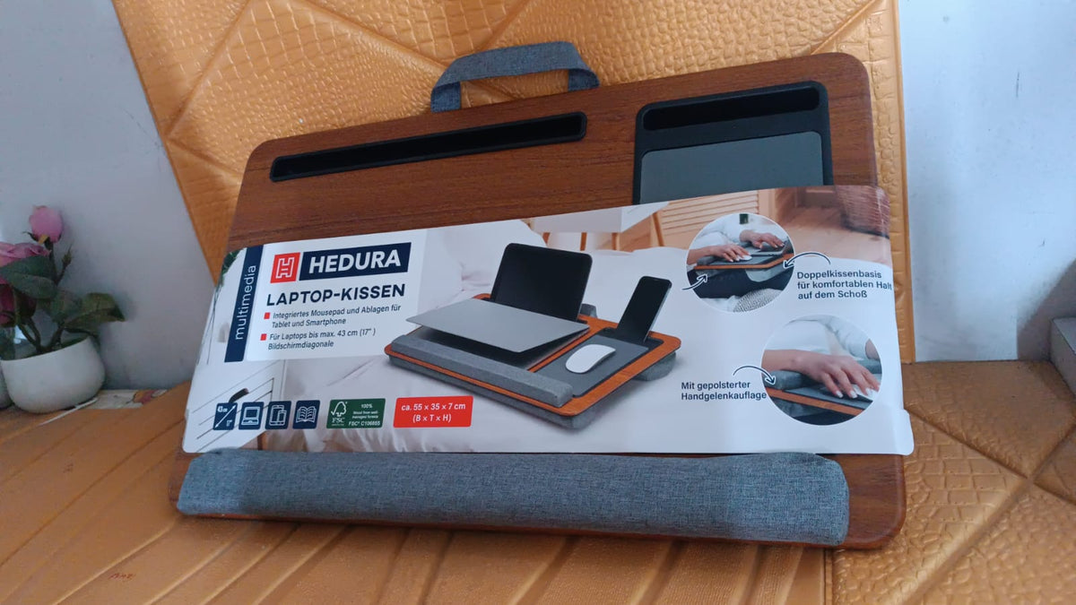Portable Laptop Table with Mouse Pad (55×35 Cm / 1 Pc)
