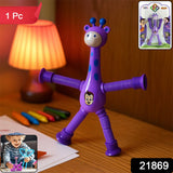 Animal design giraffe slinky toy