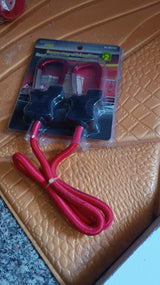 Carabiner Bungee Cord with Hook for Luggage & Bags (1 Pc / Mix Color)