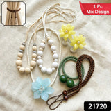 Stylish window curtain holder strap