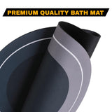 Anti slip Oval Mat, Super Absorbent Floor Mat, Bath Mat, Soft Carpet , bathmat