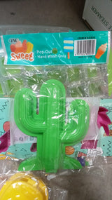Cactus Shape sicle Molds - Durable Silicone Ice Cream Mould, DIY Ice Kitchen Tool