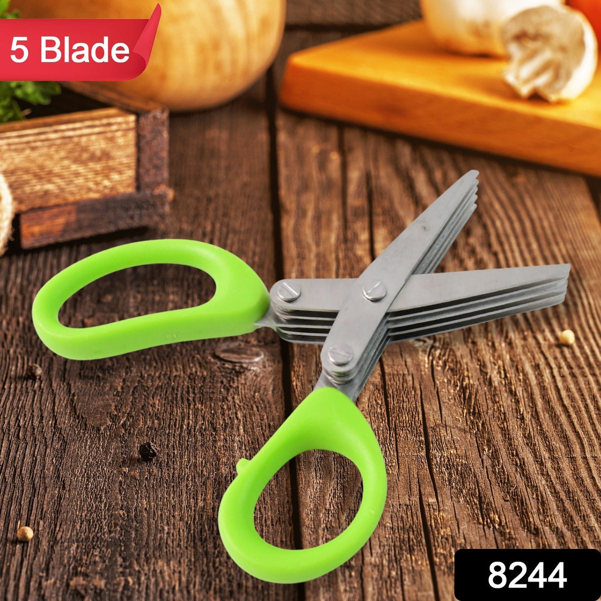 Premium Herb Scissors with 5 Blades