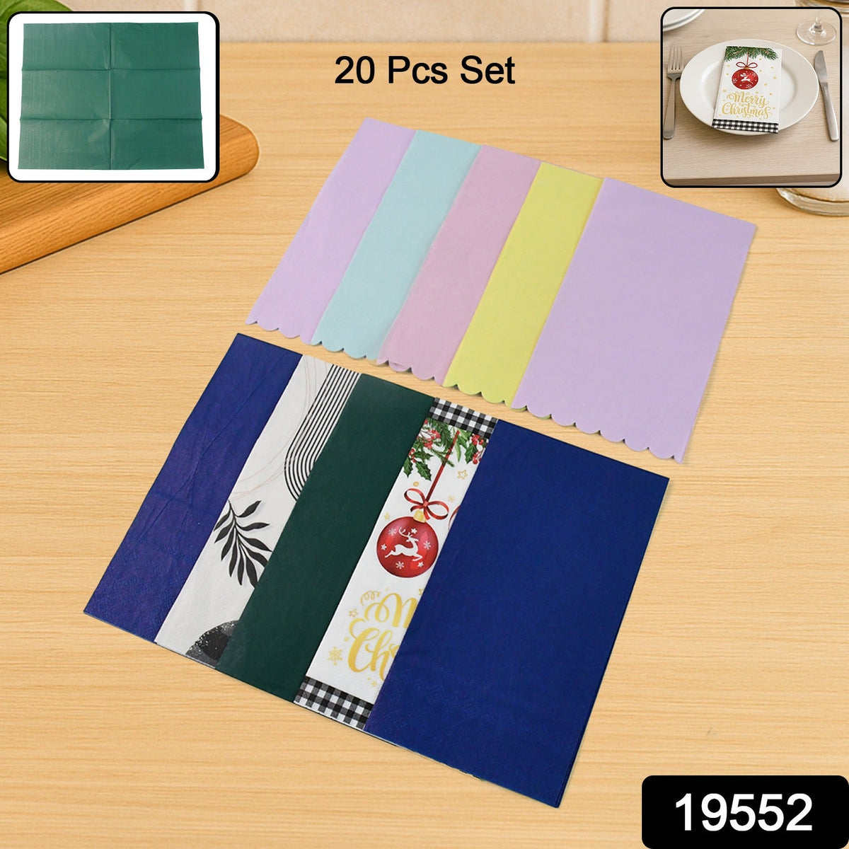Multi-Design Disposable Food Wrap Sheets