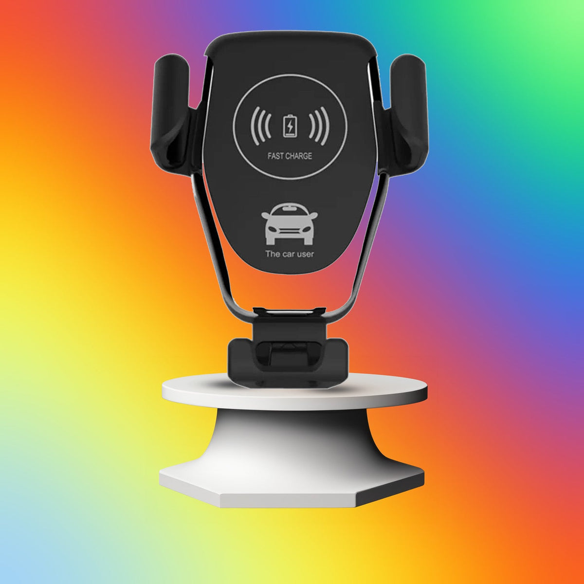 Car Phone Holder Wireless Car Charger 10W Qi Fast Charging Car Charger