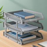 Multifunctional File Rack Drawers: Desktop Storage for Office Supplies (4/3 Layers)