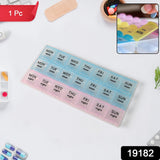 Reusable Weekly Pill Case