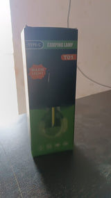 Rechargeable LED Camping Lantern – 3 Modes, Portable with Clip Hook (1 Pc)