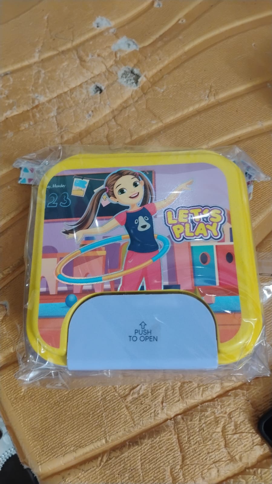 Kids Lunch Box Set with Small Inner Container, Spoon & Fork (1 Pc)
