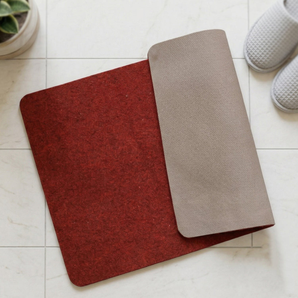 compact anti slip mat for entryway