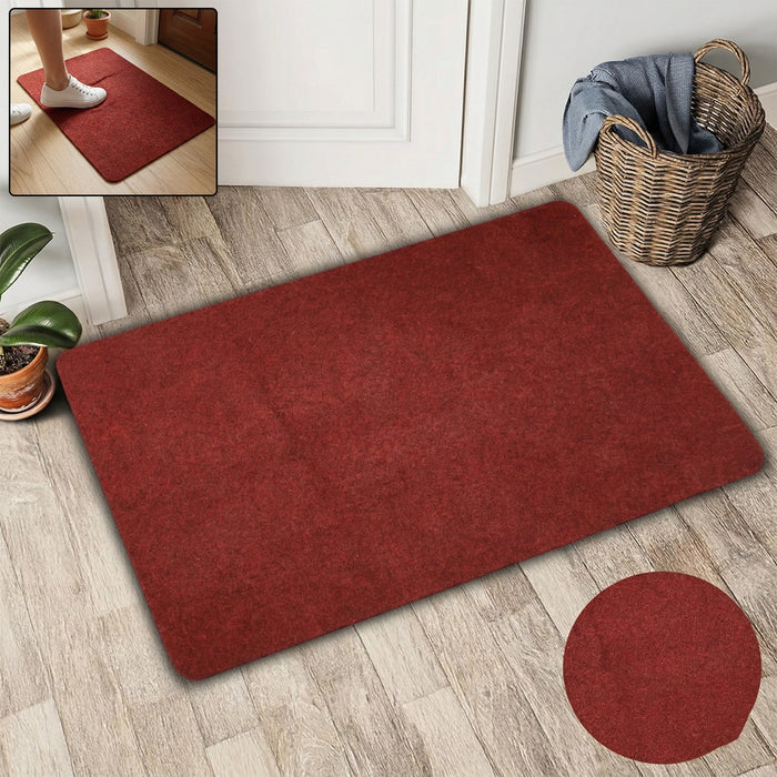 soft anti slip door floor mat 80x50 cm
