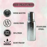 BPA free steel baby bottle