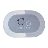 soft quick dry floor mat for bathroom and kitchen