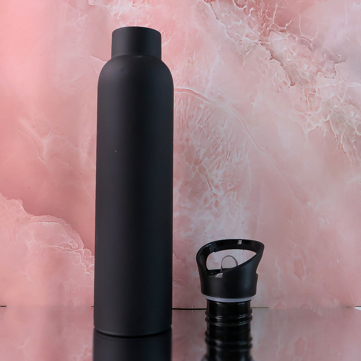 Sports Water Bottle – Matte Finish Leak-Proof Reusable Bottle 900 ML Approx (1 Pc)