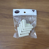 4 Pc Soft Foam Table Corner Protectors Set with Safety Tape