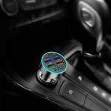 Multi-Port Fast Car Charger for 12V/24V Vehicles – 4-USB Smart Adapter
