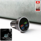 Multi-Port Fast Car Charger for 12V/24V Vehicles – 4-USB Smart Adapter