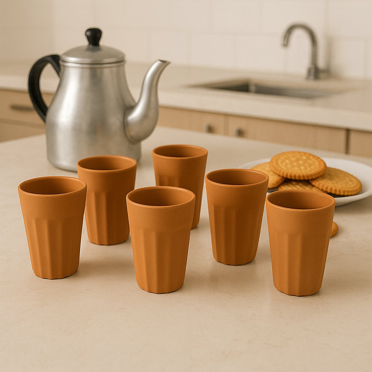 Konvex Traditional Chai Cups (125 ML / 6 Pc)