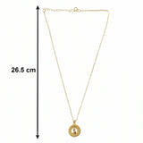 Stylish Fancy Golden Necklace with Intricate Design (1 Pc)