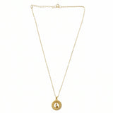 Stylish Fancy Golden Necklace with Intricate Design (1 Pc)