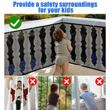 Durable balcony protection net