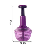 Manual Push Vegetable Chopper