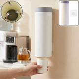 Wall Mounted Disposable Paper Cup Holder Storage Dispenser Box