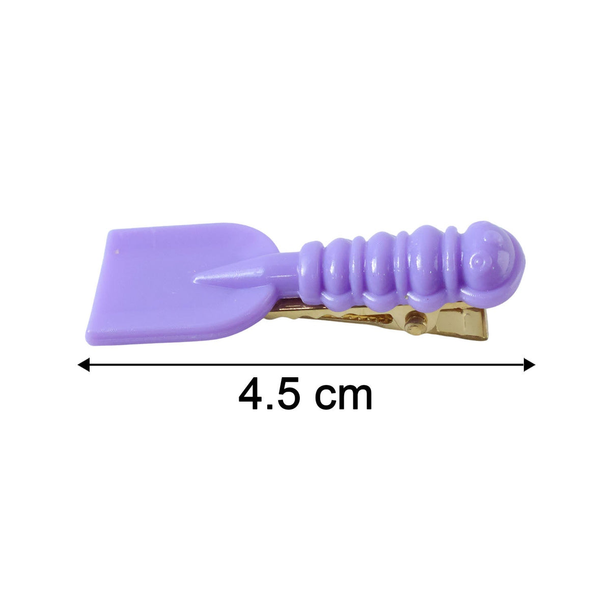 Cute Spoon & Spatula Shape Decorative Hair Clip Set (4 Pc)