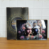 Premium Decorative Radha Krishna Wall Painting Frame 45x30 Cm (1 Pc)