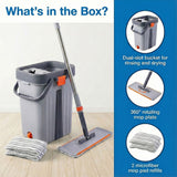 Small Size Multipurpose Flat Mop Cleaning Bucket Set