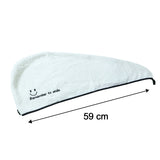 soft hair towel turban