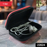 budget wired earphones with case