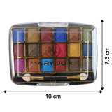 Premium 18-Color Shimmer Eyeshadow Palette (12 GM / 1 Pc)
