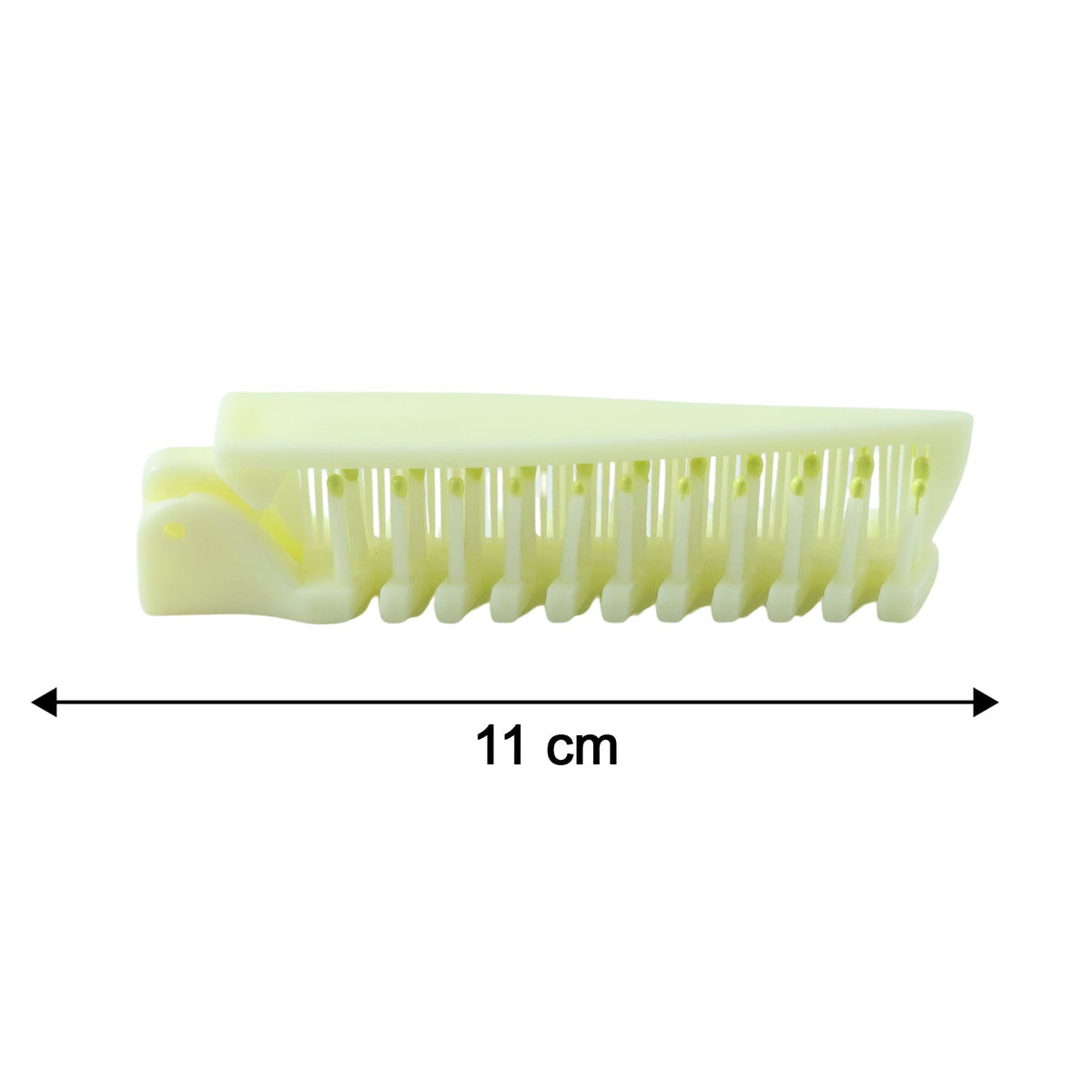 2 In 1 Foldable Hair Comb with Brush (1 Pc)