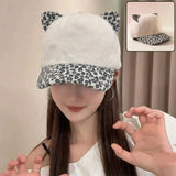 Stylish Cat Ear Designer Cap for Women & Girls (1 Pc)