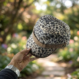 Stylish Leopard Print Military Style Cap (1 Pc)