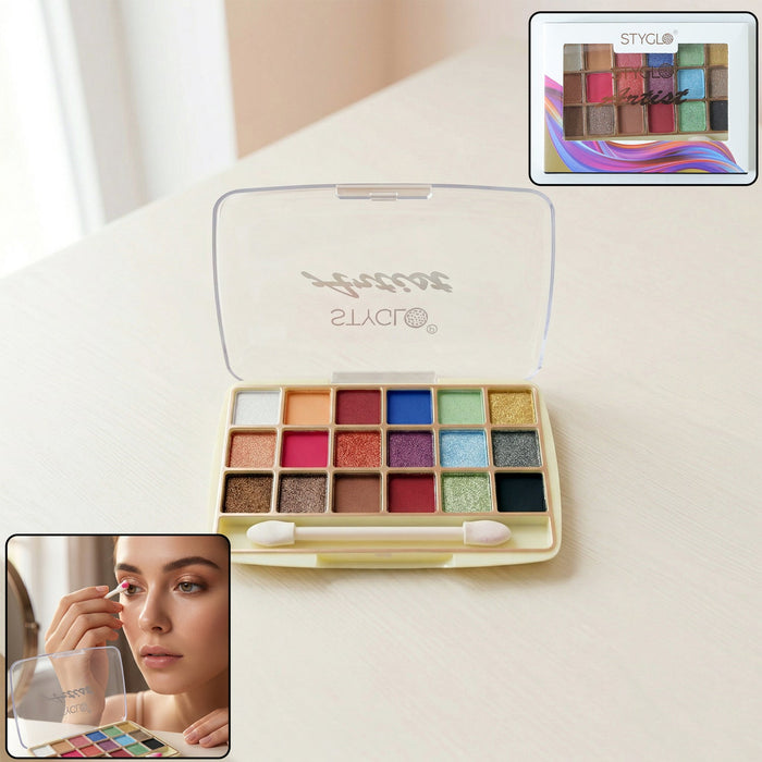 18 color eyeshadow palette
